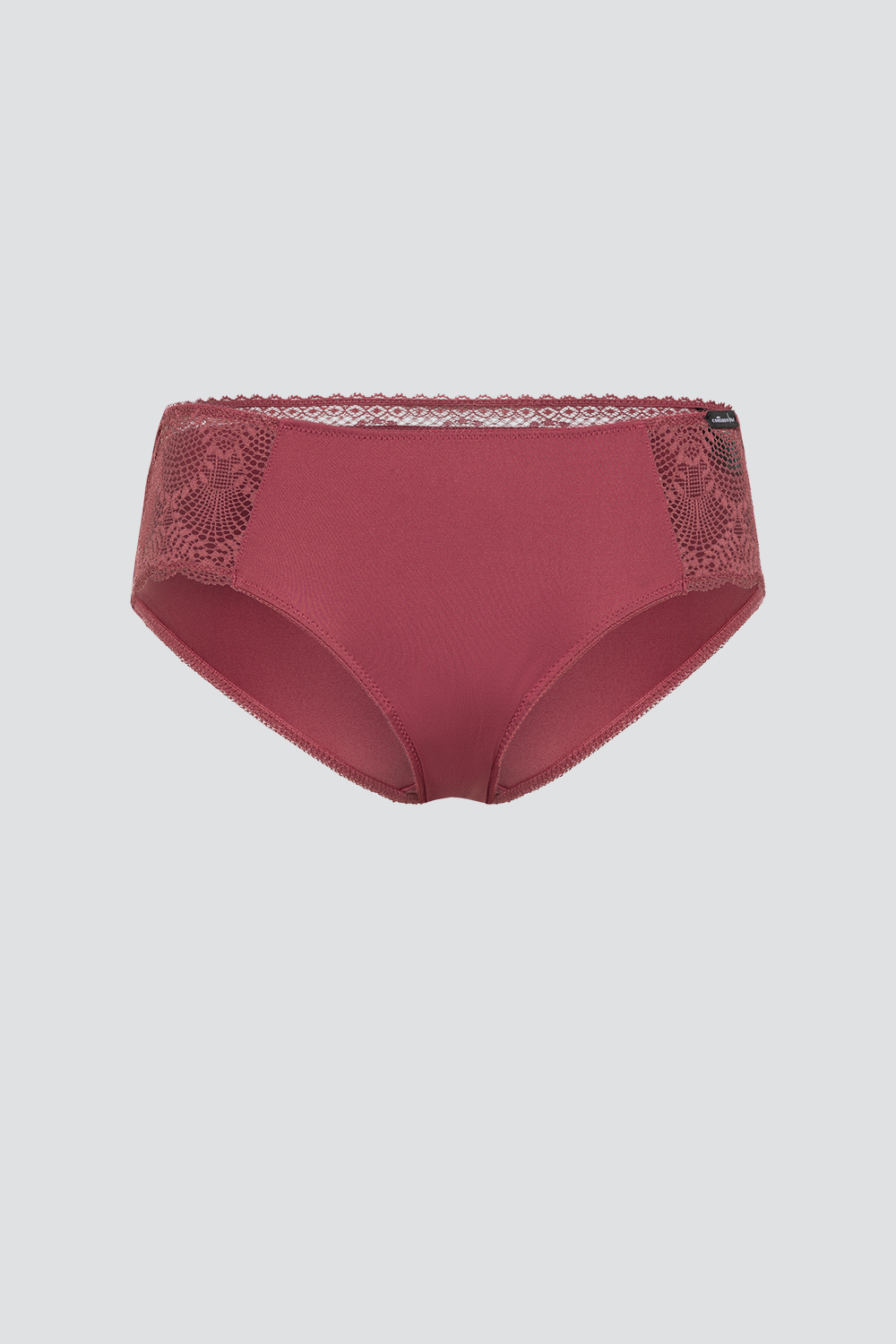 Comazo Damen Hipster Farbe Berry mit Spitze