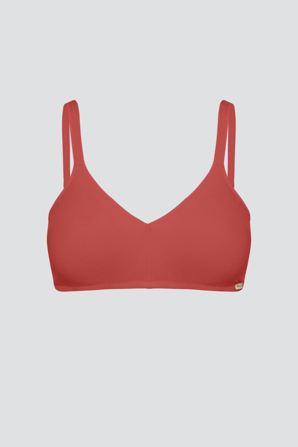 Comazo Damen Fairtrade BH ohne Bügel Farbe Cranberry