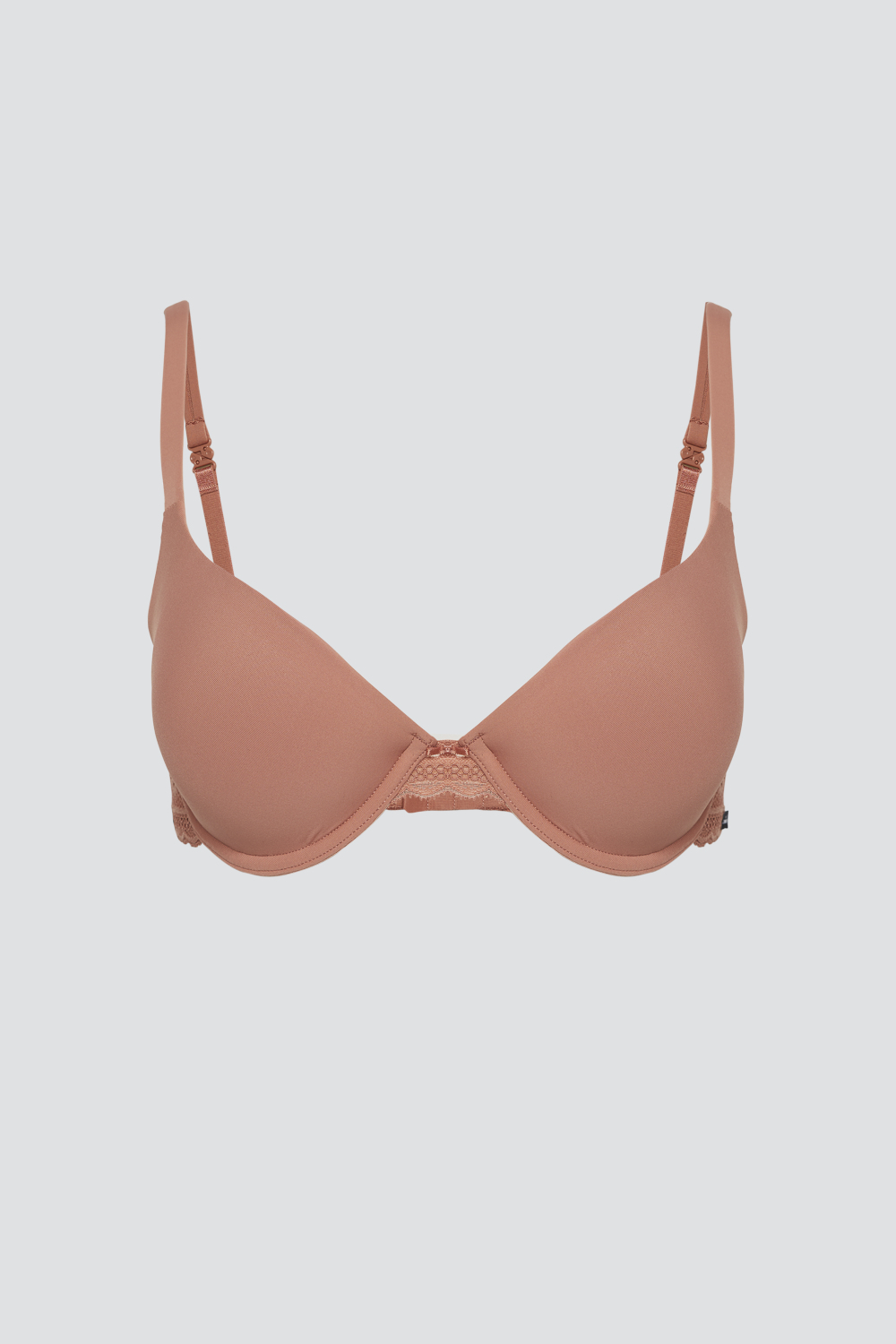 Comazo Damen BH Farbe Guave mit Spitze