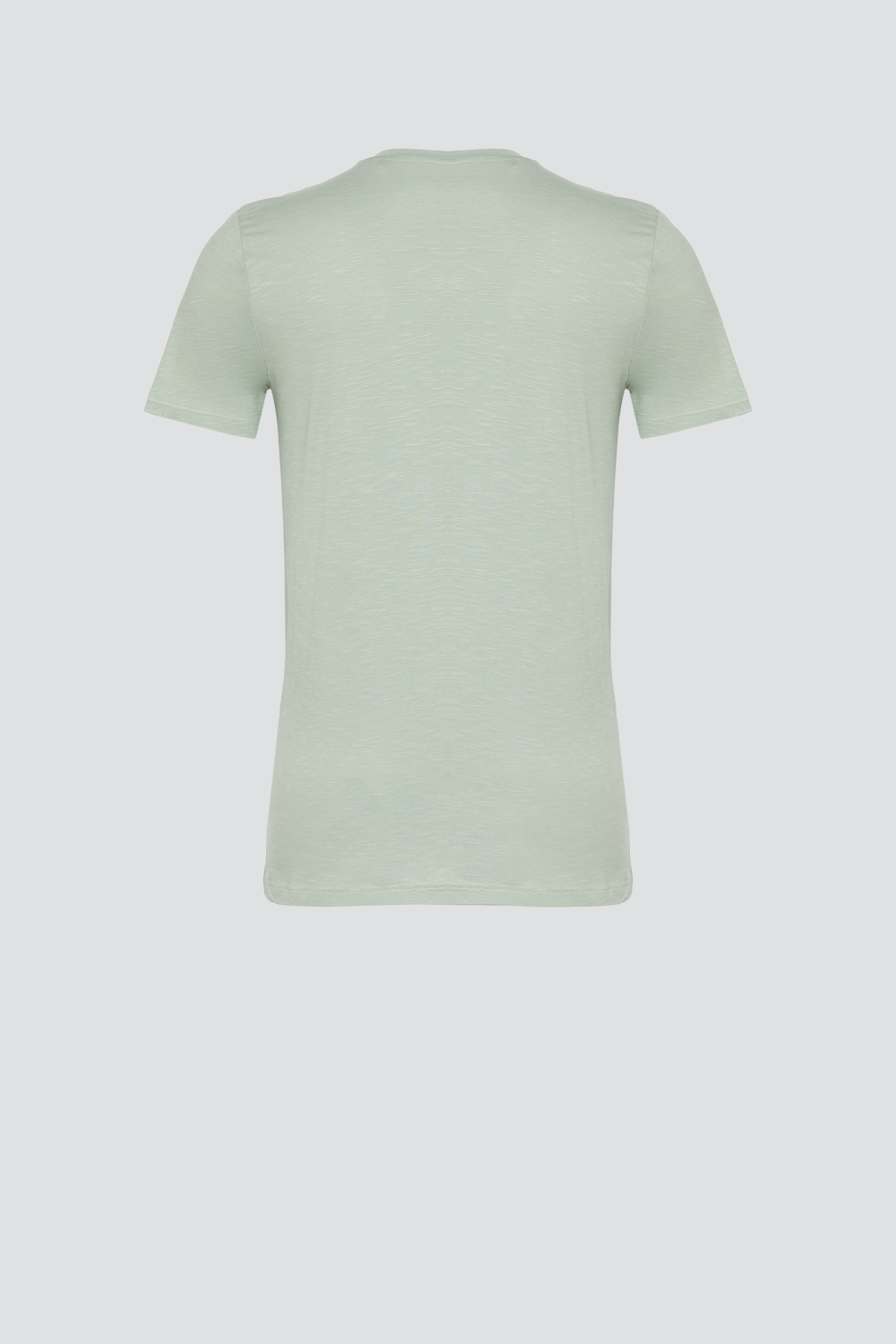 Comazo Herren Shirt kurzarm aus Flammgarn Farbe light green