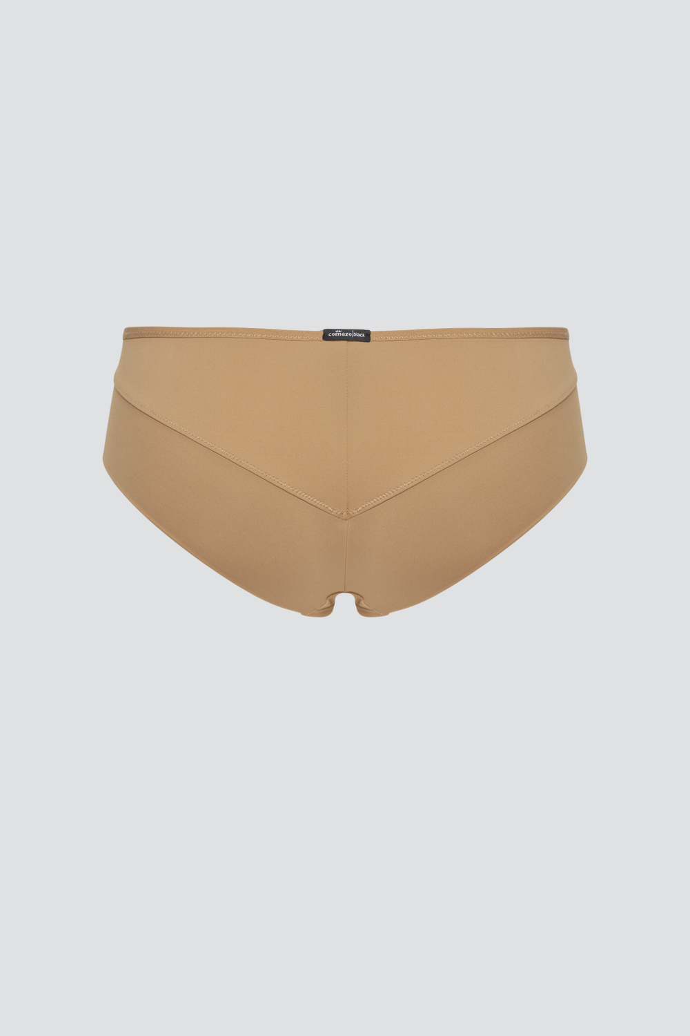 Comazo Damen Panty Farbe Caramel mit Spitze