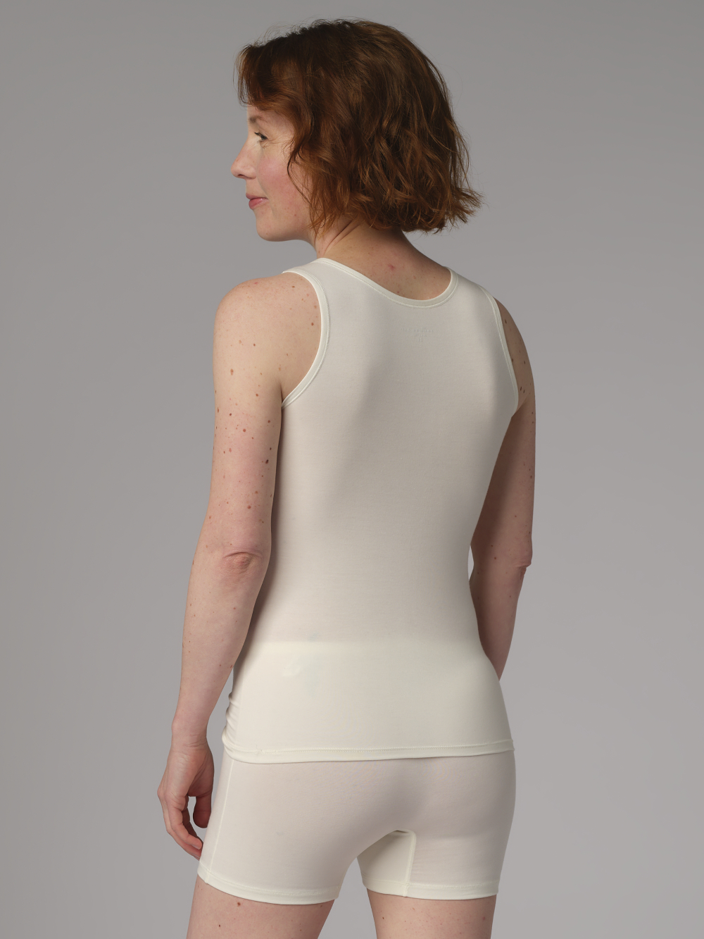 Comazo Damen Unterhemd Achselträger Farbe Offwhite mit MicroModal®